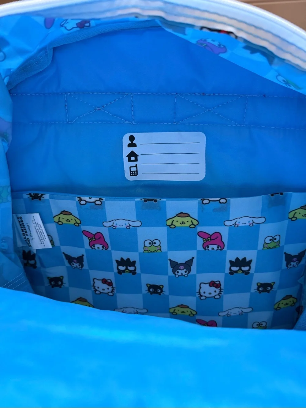 Hello Kitty and friends  color changing Sequin Backpack NWT